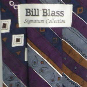 Bill Blass Signature Collection, all silk, Made In Canada 🟥🍁🟥 tie, like new